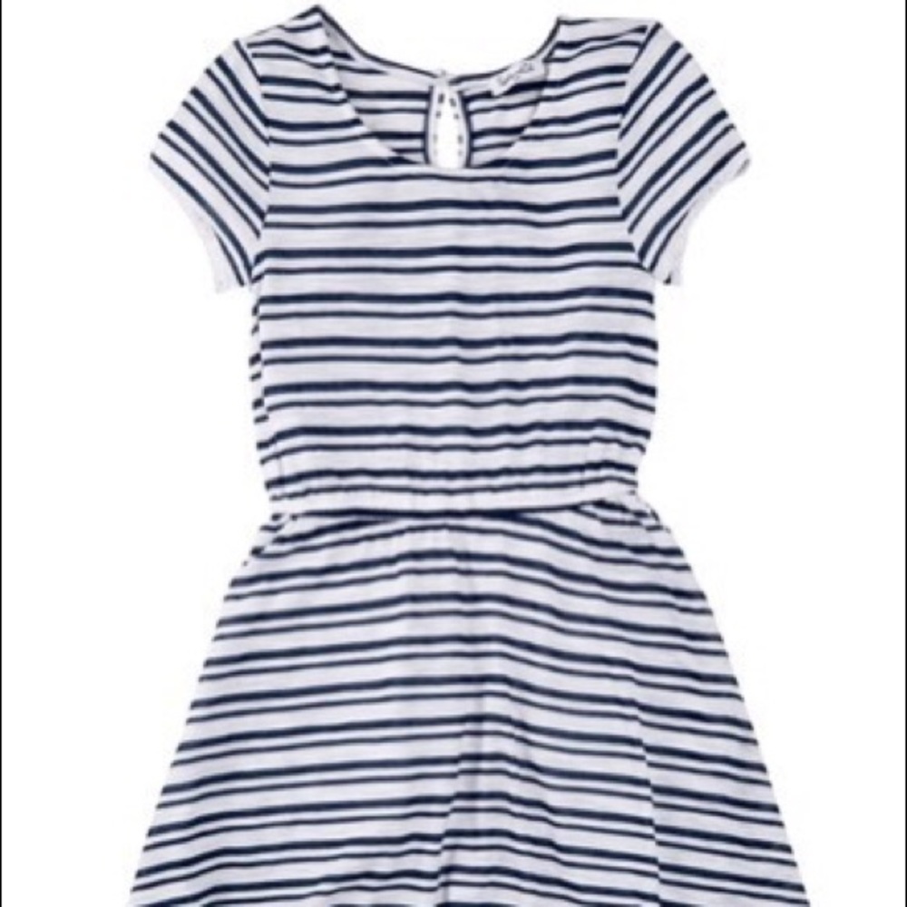 Splendid Double Stripe Short Sleeve Dress